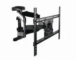 Gembird WM-75ST-01 p&ouml;&ouml;ratav teleri seinakinnitus 32&ndash;75 tolli, VESA 600&times;400, max 45,5 kg, kalle -5&deg;&ndash;8&deg;, p&ouml;&ouml;re &plusmn;50&deg;, teras, must