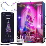 Nutikas dekoratiivvalgusti Twinkly Strings USB-C Pearls Wi-Fi/Bluetooth Multicolour