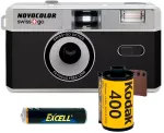 Swiss+Go Novocolor 35 mm analoogkaamera komplekt koos v&auml;lguga, &uuml;mbris, rihm ja Kodaki film (SWI401608)