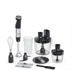 Tefal Quickchef+ HB67G830 blender 0,8 L saumikser 1000 W Must, Roostevaba teras
