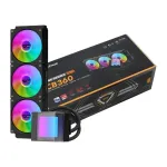 DarkFlash CB360 360mm ARGB vedelikjahuti CPU-le - must