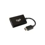 C2G HDMI-VGA-adapter toite ja 3,5 mm heliga 80501