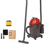Einhell TC-VC 1825 A m&auml;rg- ja kuivtolmuimeja, 25 l, punane/must