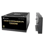 Thermaltake Dockpower FI 1200W arvuti toiteplokk, 80 PLUS Gold, ATX 3.1, must