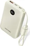 Akupank Vention FKAN0-C 10000 mAh &mdash; 2&times; USB-C, 1&times; USB-A, 22,5 W, beež