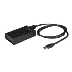 StarTech.com HB30A3A1CST 4-pordiline USB 3.0 jaotur, USB-A &ndash; 3x USB-A ja 1x USB-C, t&ouml;&ouml;stuslik, metallist
