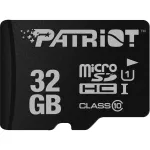 MicroSDHC-m&auml;lukaart PATRIOT PSF32GMDC10 &mdash; 32 GB, UHS‑I, Class 10 (U1), V10, 80 MB/s, must
