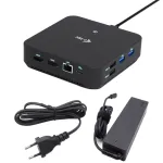 i-tec USB-C DP Dual HDMI dokkimisjaam toiteedastusega 100 W + universaalne laadija 100 W