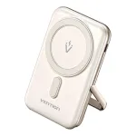 Akupank Vention 10000mAh Magnetic Wireless 20W &mdash; 10000 mAh, 3 A v&auml;ljund, USB-C, valge