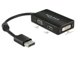 DeLOCK 0,16 m DisplayPort/VGA+HDMI+DVI VGA (D-Sub)+ HDMI + DVI must