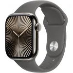 Apple Watch S10 Titaan Natural Cellular 42mm (Sport kaelapael kivihall) M/L
