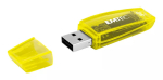 USB-m&auml;lupulk Emtec C410 Neon 16GB Type-A 2.0 oranž kollane