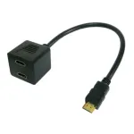 Techly ICOC-HDMI-F-002 HDMI videojaotuskaabel, HDMI-isapistik &ndash; 2x HDMI-emapesa