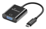 USB-C&ndash;VGA videomuundur MediaRange MRCS229 20 cm &mdash; must kaabeladapter