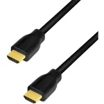 LogiLink CH0100 Premium High Speed HDMI-kaabel Ethernetiga, HDMI 2.0 A-t&uuml;&uuml;pi pistik&ndash;pistik, 4K 60 Hz, 18 Gbit/s, 1 m, must