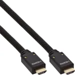 InLine HDMI aktiivkaabel, HDMI-High Speed koos Ethernetiga, M/M, nailonpunutis, 10m