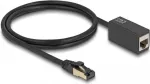 DeLOCK v&otilde;rgupikenduskaabel RJ45 pistik RJ45 pesasse Cat.8.1 S/FTP 1 m must