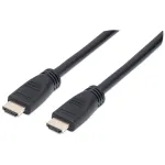 Manhattan 353960 seina sisse paigaldatav CL3 kiire HDMI-kaabel Ethernetiga, 4K@60Hz, Premium High Speed, isane&ndash;isane, 8 m, must
