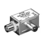 Goobay 67235 kestvoolufilter, galvaaniline isolatsioon, koaksiaalpistik koaksiaalpesale, nurga all