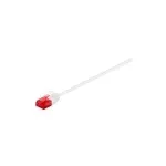 Wentronic Goobay CAT 6 &otilde;huke-patch-kaabel, U/UTP, valge, 0,25 m - vaskmaterjal (71550)