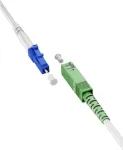Goobay 59609 fiiberoptiline kaabel 2 m SC/APC LC/UPC FTTH OS2 valge (59609)