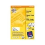 Avery Zweckform 3664 etiketid, A4, 70 x 33,8 mm, 100 tk, valged