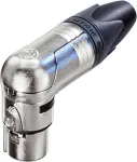 Neutrik XLR-pistikupesa, nurgeline, pooluste arv: 5, h&otilde;bedane, NC5FRX, 1 tk (NC5FRX)