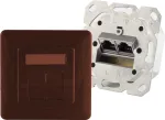 ShiverPeaks S-Conn BS74280-BR pistikupesa 2 x RJ-45 pruun