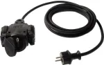 AS Schwabe 3‑suunaline t&auml;iskummist jaotuspesa p&ouml;&ouml;rlevate klappkatetega, riputusaasaga, 0,30 m H07RN‑F 3G1,5 (60450)