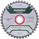 Circular Saw Blade Metabo 628652000 21.6 cm for Chipboard Hardwood MDF Plywood Softwood