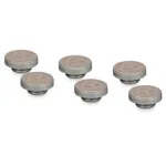 Thermal Grizzly DeltaMate Plug - Matt Nickel (6-pakk) (TG-DM-FIT-6209)