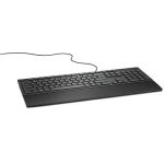 Klaviatuur DELL 580-ADGS Universaalne USB QWERTY Hispaania Must