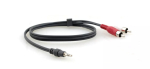 Audio kaabel Kramer Electronics C-A35M/2RAM-3 0.9m 3.5mm 2xRCA Must