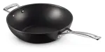 Le Creuset Toughened Non-Stick segamispann 30 cm must/h&otilde;bedane