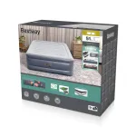 Bestway Tritech Queen t&auml;ispuhutav madrats sisseehitatud vahelduvvoolupumba ja antimikroobse kattega 2,03 m x 1,52 m x 51 cm