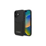 Karl Lagerfeld iPhone 16 6.1 Hard Case with Card Slots Monogram Black