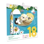 Janod My Arts & Crafts Reusable Water Colouring Book - Cute Animals - 18m+