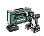 Metabo Combo Set 18V 2.6.5 (BS 18 L BL + W 18 L BL 9-125 Quick) 1x2.0Ah 1x4.0Ah Metabox