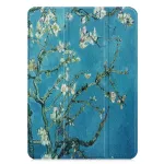 iLike Galaxy Tab S9 11 Tri-Fold Eco-Leather Stand Case Sakura