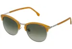 LOZZA SL2293M-579V meeste kandilised p&auml;ikeseprillid Havana atsetaatraamiga, rohelised pol&uuml;karbonaat l&auml;&auml;tsed 52mm