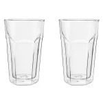 Leopold Vienna Latte Macchiato klaas 280 ml komplekt 2 tk topeltseina boorsilikaatklaas