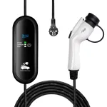 Akyga AK-EC-23 elektriauto laadija GB/T LCD 1-faasiline 16A 3,8kW 5m