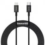 Baseus Superior Series USB-C - Lightning kaabel, 20W PD, 2 m, must (CATLYS-C01)