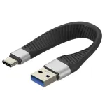 TECHLY USB 3.0 USB-A to USB-C 3.2 Gen2 15W M/M 12cm FPC kaabel