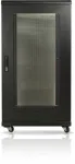 GETFORT 19-tolline 22U p&otilde;randal seisev serverikapp 600x600mm perforeeritud terasustega must