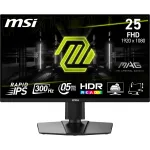 Monitor MSI MAG 255PXF 24.5 tolli Full HD (1920&times;1080) Rapid IPS, 300 Hz, 0,5 ms, FreeSync Premium, matt pind