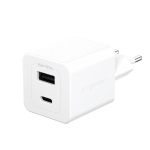 PanzerGlass empower&trade; by &reg; Turbo 35W Charger incl. USB-C + USB-A | EU Plug | Silver Valge