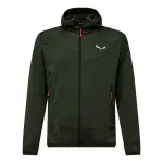 Salewa Puez Altavia PL HD meeste kapuutsiga fliisjope - tumeda oliiv, suurus M