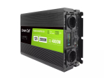 Autoinverter Green Cell INVGC12P2000LCD 2000W 12V kuni 230V puhas siinuslaine, LCD, 1&times;USB, 2&times;aux