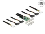 DeLOCK PCI Express 4.0 x16 kaart 4 x SFF-8639 NVMe - Bifurkatsioon - madala profiiliga